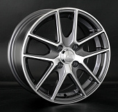 Литой диск LS Wheels LS771 6x14 4x98 ET 35 Dia 58.6 (чёрный глянцевый с полированной лицевой частью)