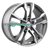 Литой диск RST R 068 8x18 5x114.3 ET 30 Dia 60.1 (серый с полированной лицевой частью)