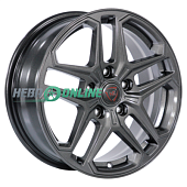 Литой диск NZ R04 6.5x16 5x114.3 ET 39 Dia 60.1 (чёрный глянцевый с полированной лицевой частью)