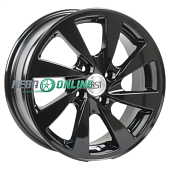 Литой диск RST R 055 6x15 4x98 ET 33 Dia 58.6 (черный глянцевый)