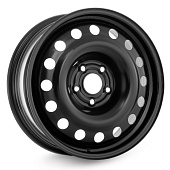 Штампованный диск Trebl R-1723 6.5x17 5x114.3 ET 40 Dia 64.1 (черный глянцевый)