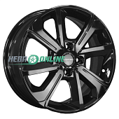 Литой диск Khomen KHW1501 6x15 4x98 ET 36 Dia 58.6 (черный глянцевый)