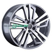 Литой диск Replay A187 8x20 5x112 ET 28 Dia 66.6 (серый темный глянцевый полностью полированнный)