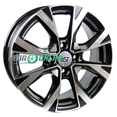Литой диск RST R 045 6x15 4x100 ET 50 Dia 60.1 (черный глянцевый)