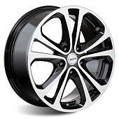 Литой диск X Trike X-113 7x17 5x112 ET 45 Dia 66.6 (серебристый темный)