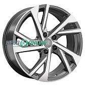 Литой диск Replay KI396 8x18 5x114.3 ET 50 Dia 67.1 (серебристый матовый с полированной лицевой частью)