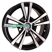 Литой диск Venti 1404 5.5x14 4x98 ET 35 Dia 58.6 (серебристый с полированным ободом)