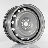 Штампованный диск Trebl R-1741 7.5x18 5x108 ET 38 Dia 54.1 (черный глянцевый)