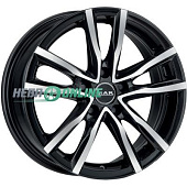 Литой диск Mak Milano 7x17 5x114.3 ET 48 Dia 76 (black mirror)