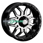 Литой диск LS Wheels LS1285 7.5x17 6x139.7 ET 38 Dia 67.1 (bkf)