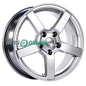Литой диск NZ R02 6.5x16 5x114.3 ET 39 Dia 60.1 (чёрный глянцевый с полированной лицевой частью)