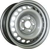 Штампованный диск Trebl 7625 6.5x16 5x114.3 ET 39 Dia 60.1 (черный глянцевый)