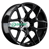 Литой диск LS Wheels LS1372 9x22 6x139.7 ET 30 Dia 100.1 (черный глянцевый)