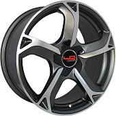 Литой диск LegeArtis Concept MR507 8.5x20 5x112 ET 56 Dia 66.6 (серебристый матовый с полированной лицевой частью)