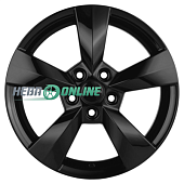 Литой диск Khomen KHW1504 6x15 5x100 ET 40 Dia 57.1 (черный глянцевый)