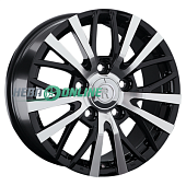 Литой диск Replay TY245 8x18 5x150 ET 56 Dia 110.1 (чёрный глянцевый с полированной лицевой частью)