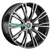 Литой диск Replay LR113 9x19 5x120 ET 41.5 Dia 72.6 (чёрный глянцевый с полированной лицевой частью)