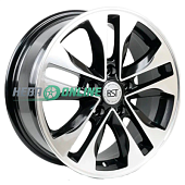 Литой диск RST R 116 6.5x16 5x112 ET 40 Dia 57.1 (серебристый с полированным ободом)