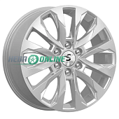 Литой диск КиК Premium Series КР007 8x20 6x139.7 ET 42 Dia 75.1 (чёрный глянцевый с полированной лицевой частью)