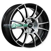 Литой диск Megami MGM-3 6x14 4x98 ET 35 Dia 58.6 (серый темный глянцевый полностью полированнный)
