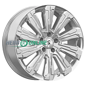 Литой диск КиК КР1061 8x20 5x114.3 ET 35 Dia 60.1 (elite silver)