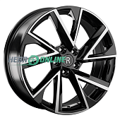 Литой диск Replay CHG5 7x19 5x114.3 ET 45 Dia 60.1 (чёрный глянцевый с полированной лицевой частью)