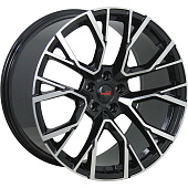 Литой диск LegeArtis Concept B541 9.5x22 5x112 ET 37 Dia 66.6 (чёрный глянцевый с полированной лицевой частью)