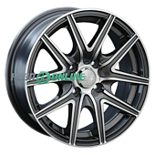 Литой диск LS Wheels LS188 6.5x15 4x98 ET 32 Dia 58.6 (серый темный глянцевый полностью полированнный)