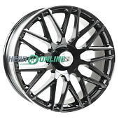 Литой диск RST R 042 8.5x20 5x112 ET 40 Dia 66.6 (чёрный с полированной лицевой частью)