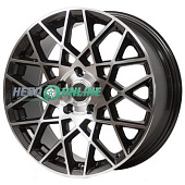 Литой диск PDW Velocity 9103 7x16 5x100 ET 38 Dia 57.1 (графит матовый с полированным ободом)