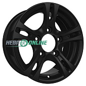 Литой диск Скад Дюна 6.5x15 5x139.7 ET 40 Dia 98.5 (черный с полированной лицевой частью)