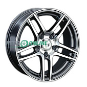 Литой диск LS Wheels LS285 7x17 5x100 ET 45 Dia 73.1 (серый темный глянцевый полностью полированнный)