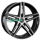 Литой диск Replay B248 8.5x20 5x112 ET 36 Dia 66.6 (чёрный глянцевый с полированной лицевой частью)