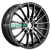 Литой диск RST R034 5.5x14 4x98 ET 35 Dia 58.6 (серебристый с полированным ободом)