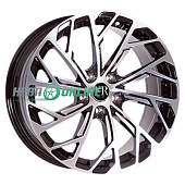 Литой диск Replica FR 8003 8.5x19 5x112 ET 35 Dia 66.45 (черный глянцевый полированная лицевая сторона диска)