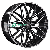 Литой диск LS FlowForming RC59 8.5x20 5x112 ET 20 Dia 66.6 (серебристый матовый с полированной лицевой частью)