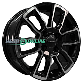 Литой диск Khomen KHW1406 5.5x14 4x98 ET 35 Dia 58.5 (черный глянцевый)