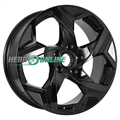 Литой диск RST R 227 7x17 5x110 ET 46 Dia 63.4 (черный с полированной лицевой частью)