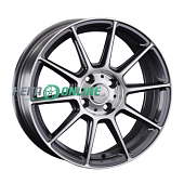 Литой диск LS Wheels LS820 7x16 4x100 ET 42 Dia 73.1 (серый темный глянцевый полностью полированнный)