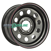 Штампованный диск Off Road Wheels Ниссан Навара D40 3.0TD 8x17 6x114.3 ET 25 Dia 66 (черный)