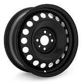 Штампованный диск Trebl X40021 6x15 4x98 ET 35 Dia 58.6 (черный глянцевый)