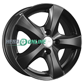 Литой диск Скад Уран 2 5.5x14 4x108 ET 35 Dia 67.1 (чёрный глянцевый с полированной лицевой частью)