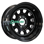Штампованный диск ZEPP 4х4 Land Rover Discovery 2, VW Amarok Semicircle 8x16 5x120 ET  Dia 75 (черный глянцевый)