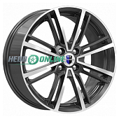 Литой диск КиК Эрфурт (КС898) 7x17 5x112 ET 49 Dia 57.1 (серебристый темный)