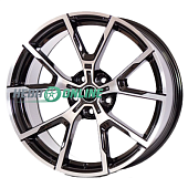 Литой диск Replica FR B5601 8x18 5x120 ET 30 Dia 72.6 (черный глянцевый полированная лицевая сторона диска)