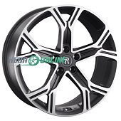 Литой диск Replay GL49 8.5x19 5x108 ET 46 Dia 63.4 (черный матовый с полировкой)