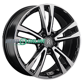 Литой диск Replay SK221 7.5x18 5x112 ET 48 Dia 57.1 (чёрный глянцевый с полированной лицевой частью)