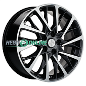 Литой диск Khomen KHW1804 7.5x18 5x112 ET 45 Dia 57.1 (серебристый глянцевый с полированной лицевой частью)