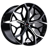 Литой диск LegeArtis Concept B548 10.5x20 5x112 ET 40 Dia 66.6 (чёрный глянцевый с полированной лицевой частью)