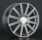 Литой диск LS Wheels LS312 7x16 4x100 ET 40 Dia 73.1 (серый темный глянцевый полностью полированнный)